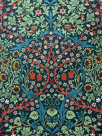 Отрез саржа (хлопок 100%) 1м, Терновник New 05