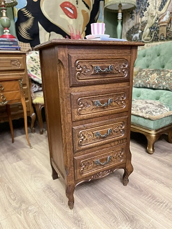 Антикварный комод, узкий (Бельгия)